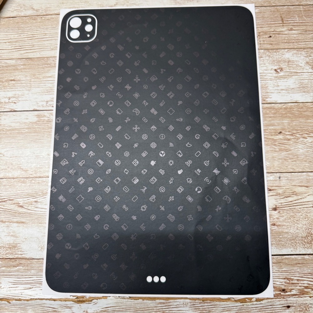 dbrand Icons 11" iPad Pro Skin MKBHD Edition Black Matte Vinyl Wrap Decal